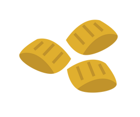 Ditalini pasta cartoon clipart