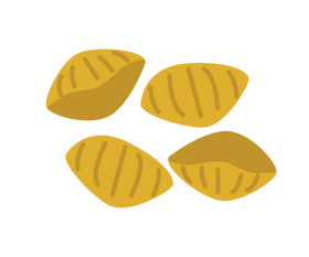 Ditalini pasta clipart