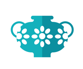 Cartoon vase clipart