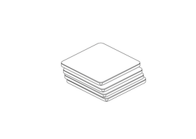 Cheese Slices black and white clipart