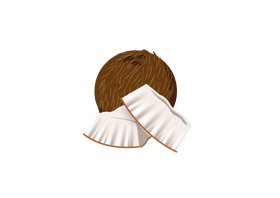 Coconut Pieces clipart