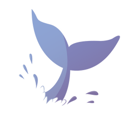 Whale tail clipart