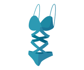 Swimsuit cartoon clipart