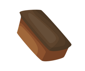 Wheat grain brown bread clipart