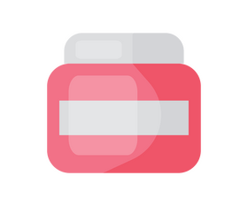 Cosmetic jar clipart