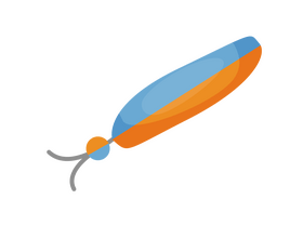 Fishing hook illustration clipart