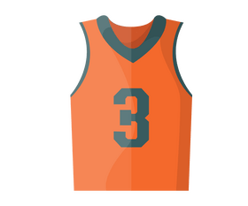 Basketball shirt clipart
