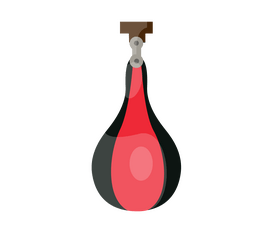 Punching bag clipart