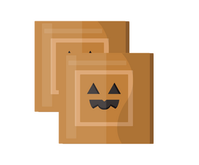 Halloween biscuits free clipart