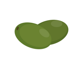 Green olives clipart