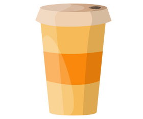 Takeaway cup clipart