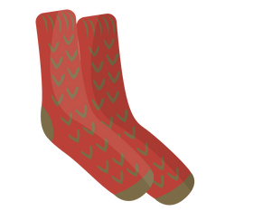 Free fall socks clipart