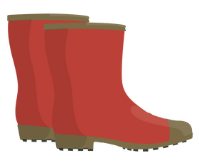 Cartoon boots clipart