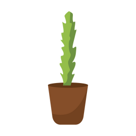 Moon cactus clipart