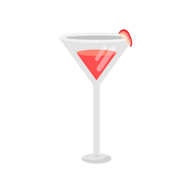 Strawberry juice clipart