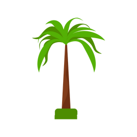 Royal palm clipart