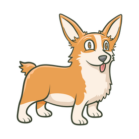 Corgi clipart