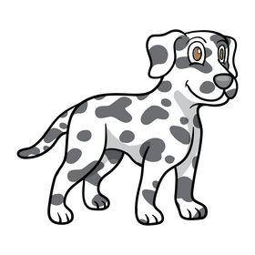 Dalmatian clipart