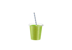 Glass of Kiwi Juice clipart