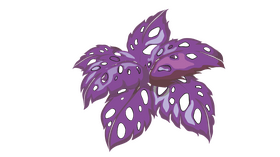 Purple Leaves clipart