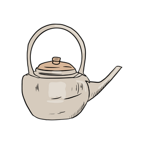 Teapot clipart