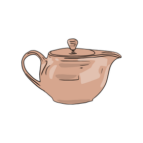 Teapot clipart