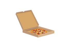 Pizza in the Box clipart
