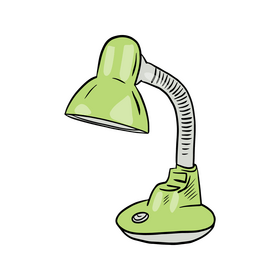 Study Table Lamp clipart