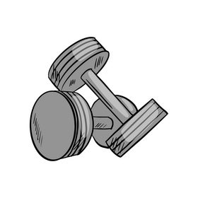 Adjustable Dumbbells clipart