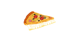 Combo Pizza Slice clipart