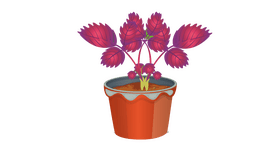 Purple House Plant clipart
