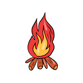 Bonfire clipart