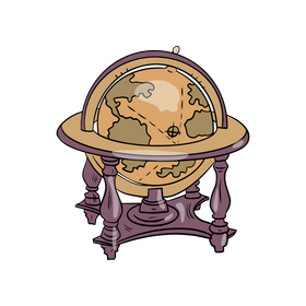 Vintage Globe clipart