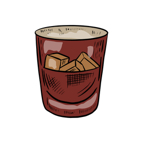 Iced black Coffee clipart