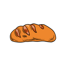 French Bread clipart