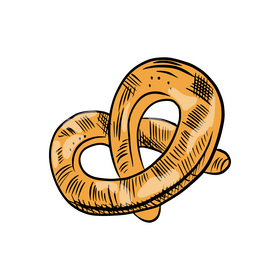 Pretzel clipart
