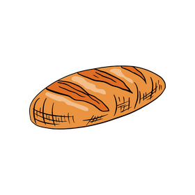 French Bread clipart