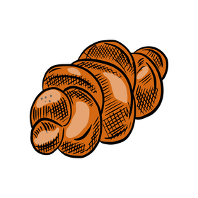 Challah Bread clipart