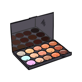 Eyeshadow Palette clipart