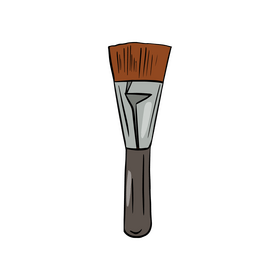Cosmetics Makeup Brush clipart