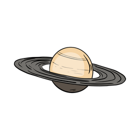 Saturn planet clipart