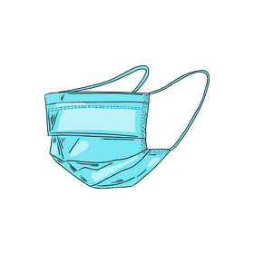 Face mask clipart