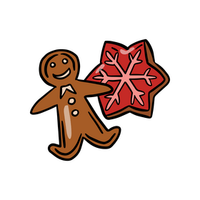 Gingerbread cookies clipart