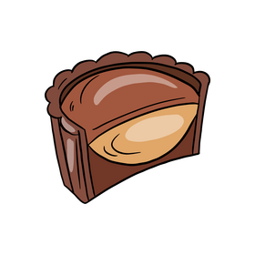 Chocolate truffle clipart