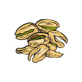 Pistachio nuts clipart