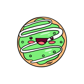 Kawaii biscuits clipart