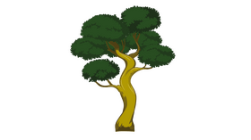 Wavy Tree clipart