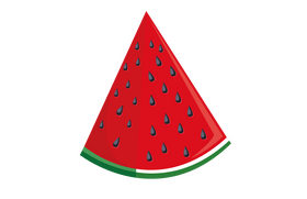 Watermelon Slice clipart