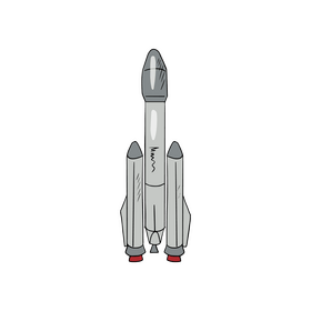 Astronomy space rocket cartoon clipart