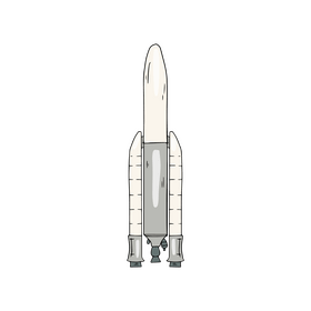 Rocket drawing clipart